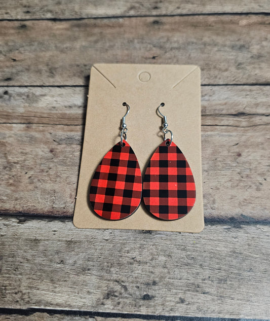 Plaid Earrings