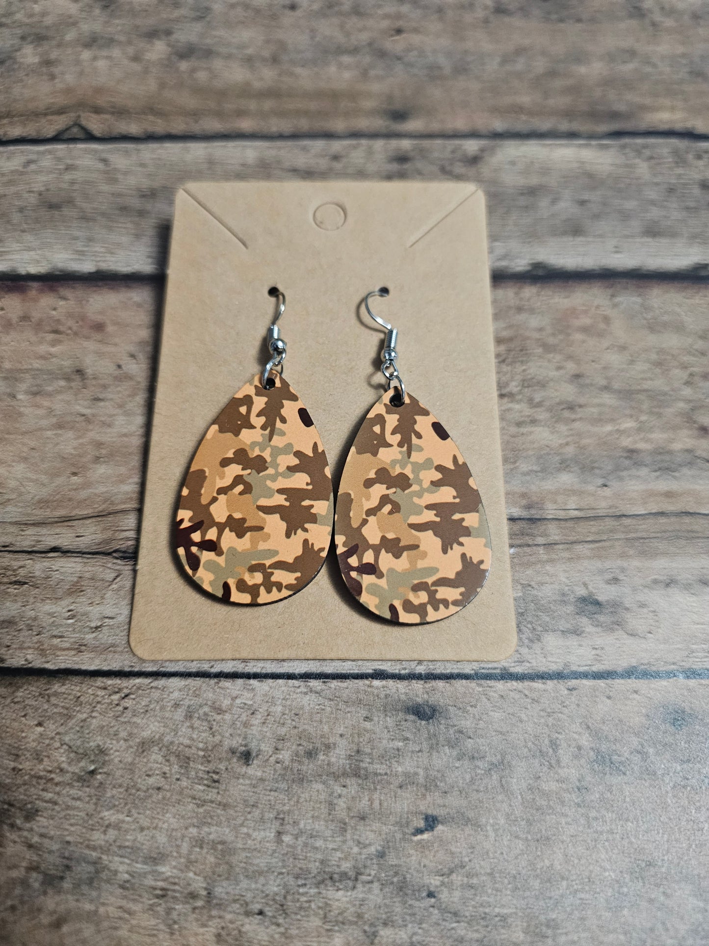 Camo Earrings