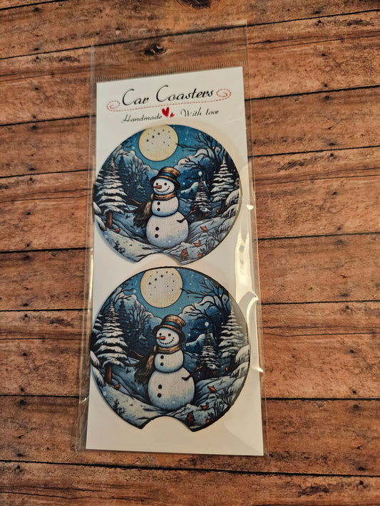 Snowman Car Coaster