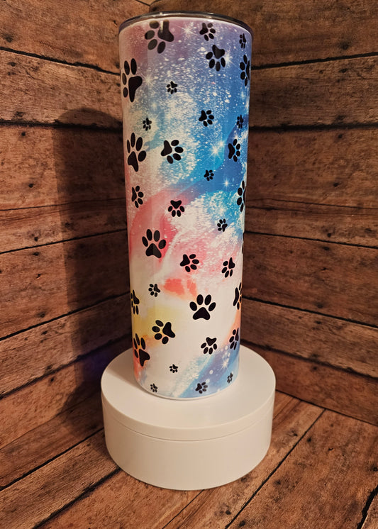 Rainbow Paw Tumbler