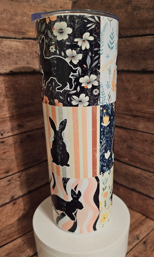 Bunny Quilt Tumbler