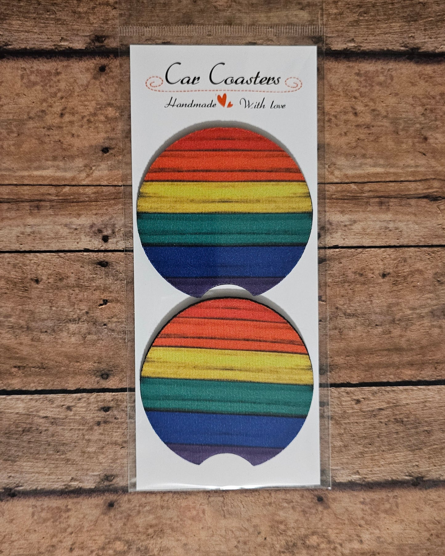 Rainbow Car Coaster