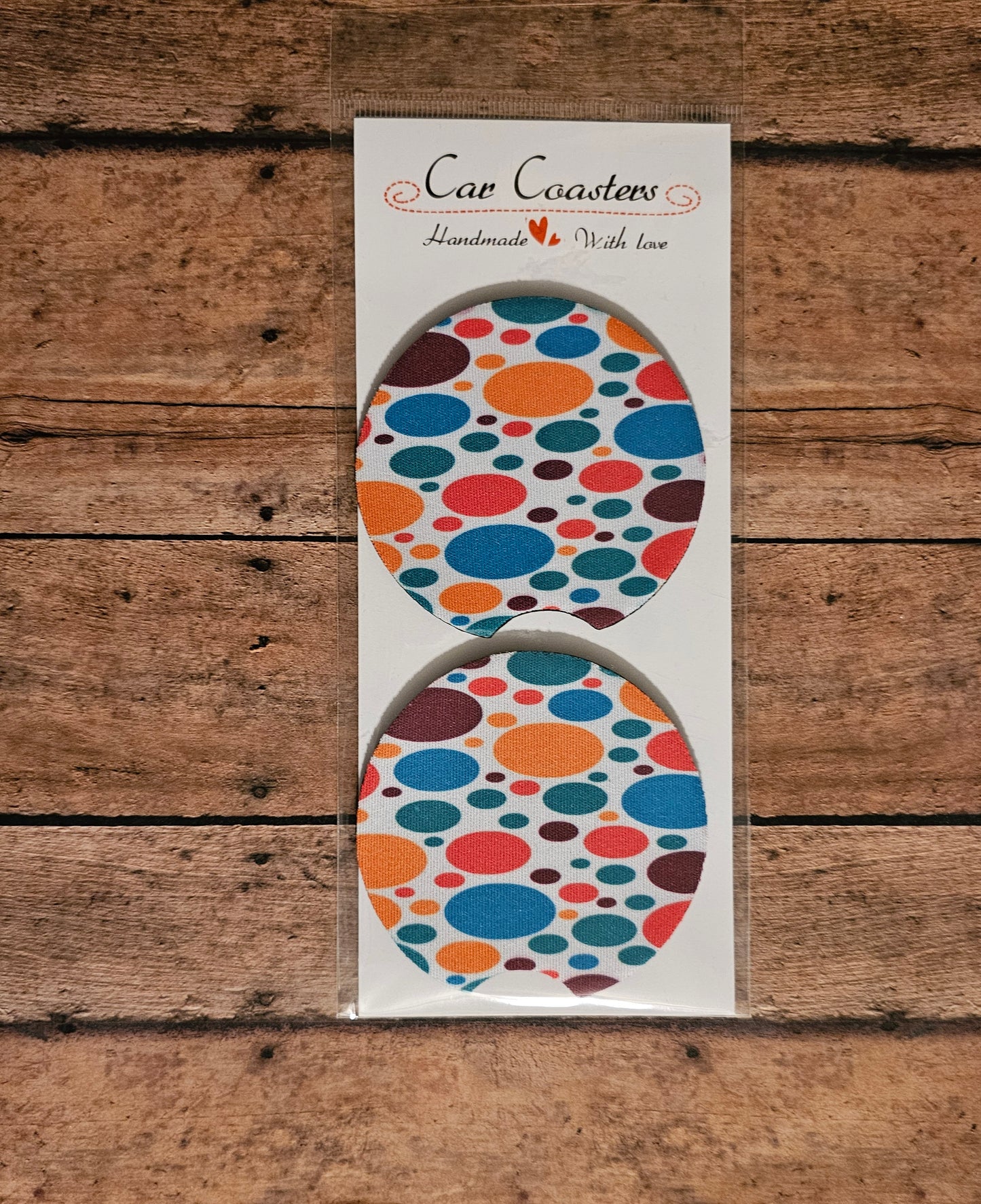 Polka dots Car Coaster