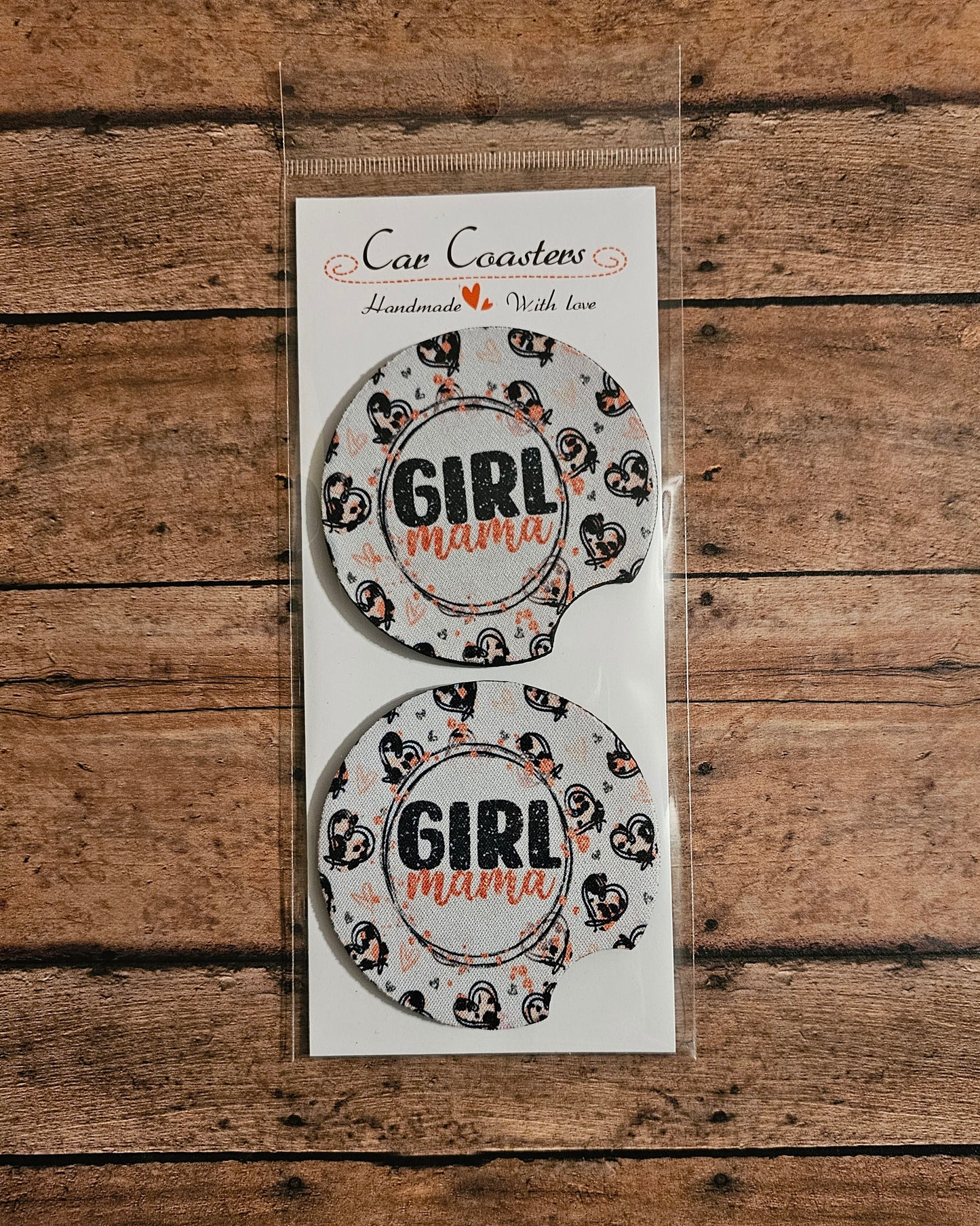 Girl Mama Car Coaster