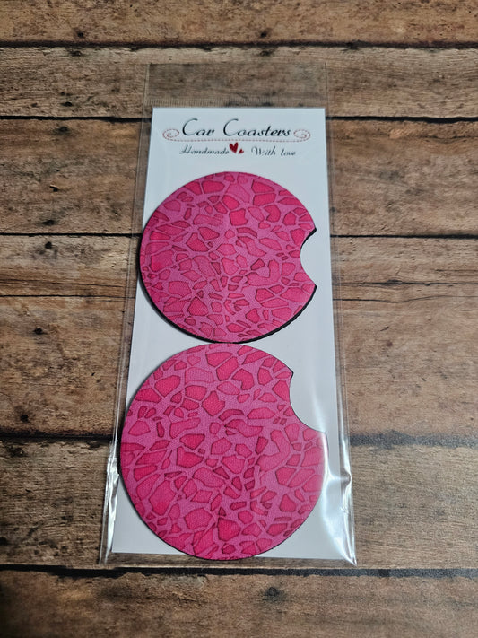 Pink Car Coaster