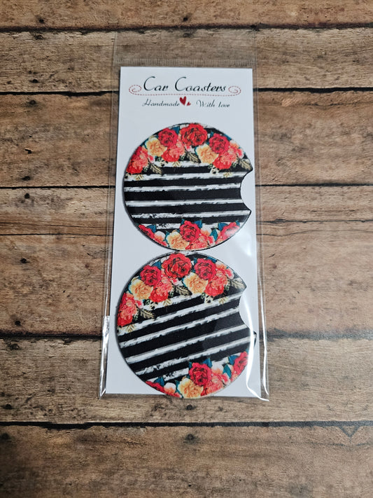 Roses Car Coaster